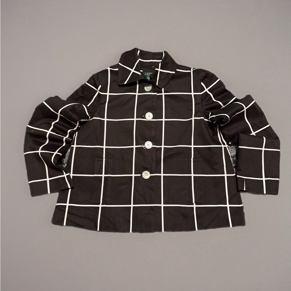 Lauren Ralph Lauren Black and White Blazer